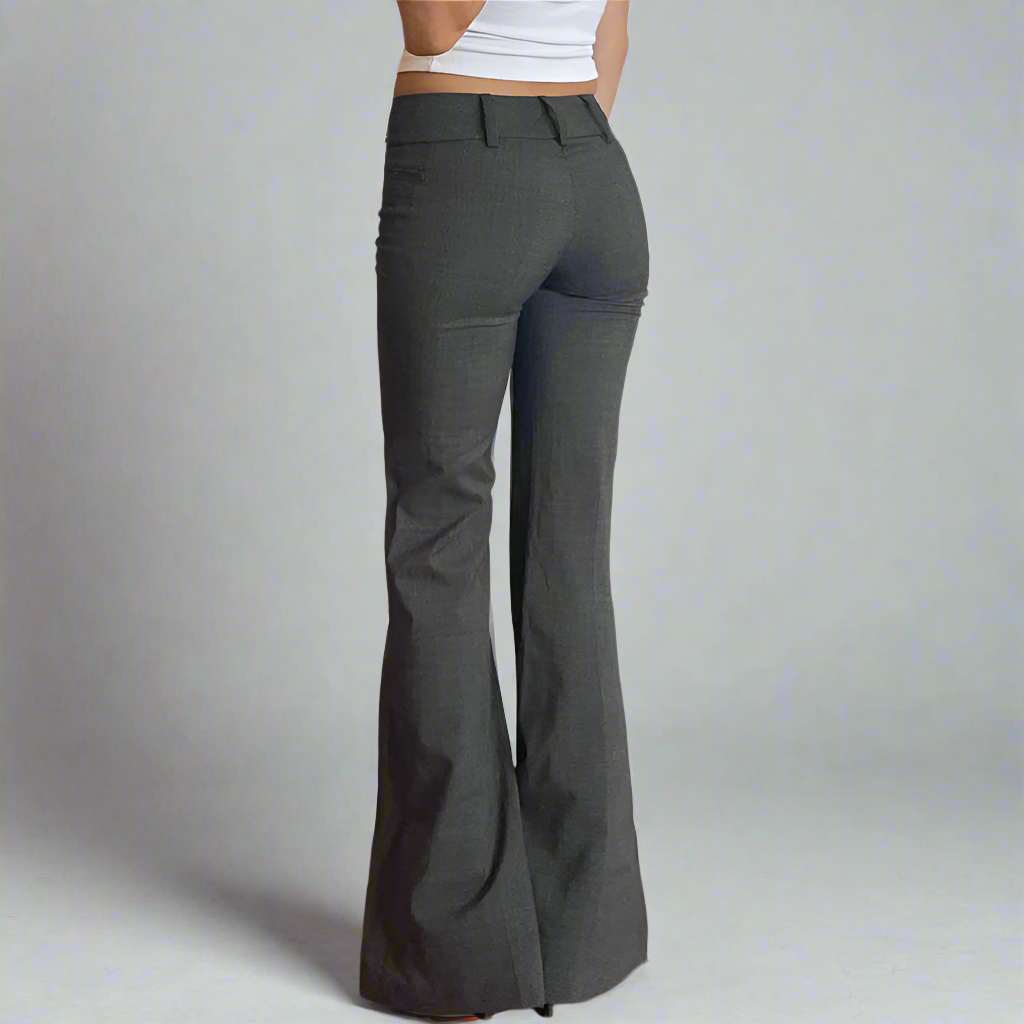 FLARE LOW WAIST PANTS - Olani