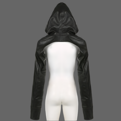 HOODED CROPPED JACKET - Robynn