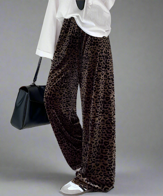 LEOPARD PANTS - Zura