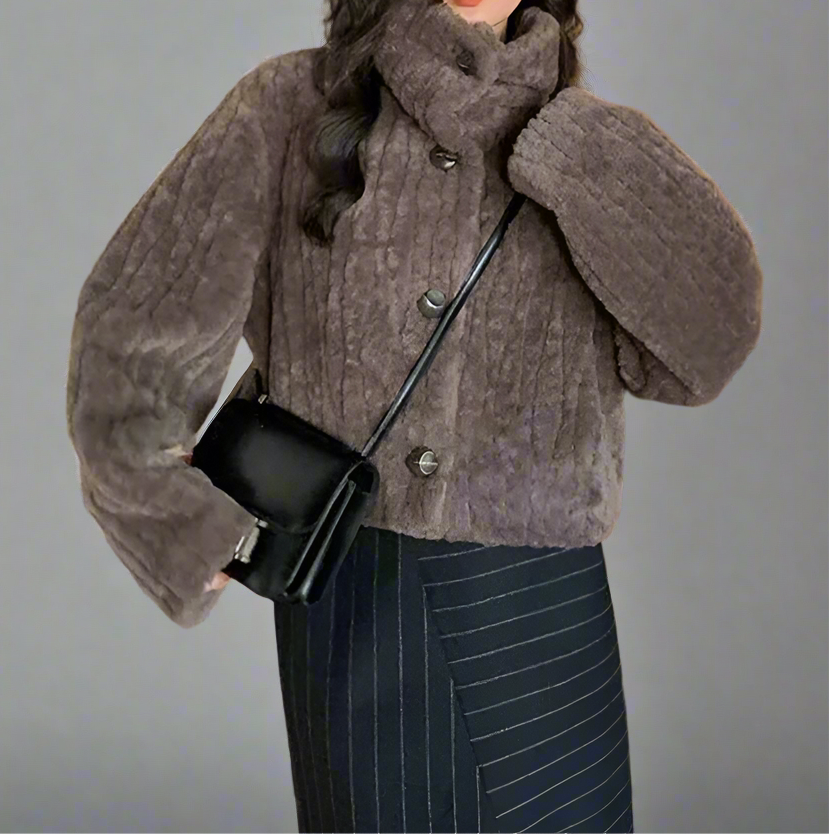 LAMBSWOOL COAT - Kaia