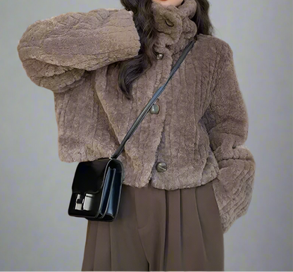 LAMBSWOOL COAT - Kaia