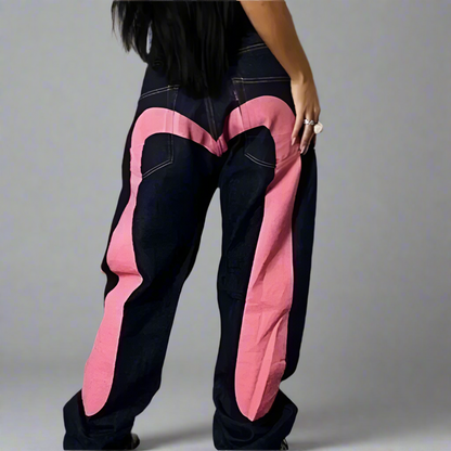 DENIM Y2K PANTS - Ciara