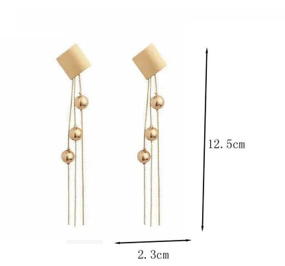 TASSEL BEAD EARINGS