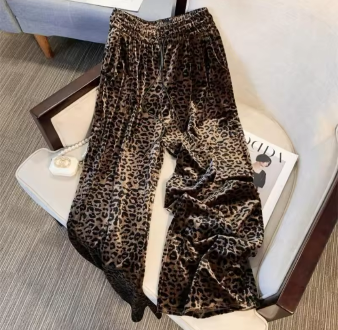 LEOPARD PANTS - Zura