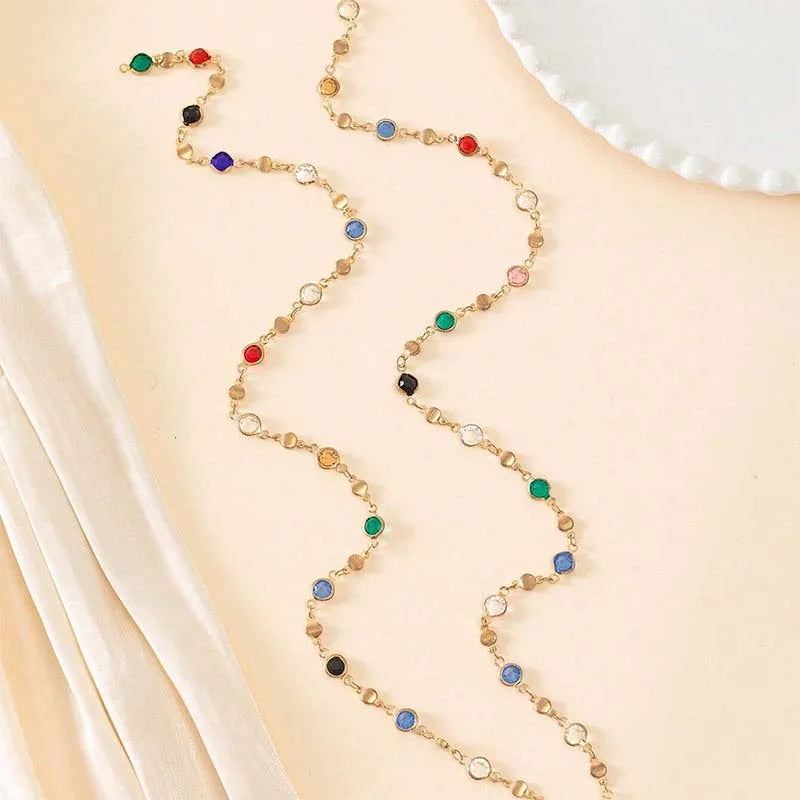 COLORFUL CRYSTAL NECKLACE