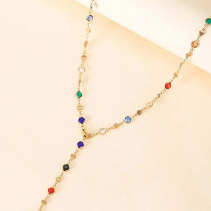 COLORFUL CRYSTAL NECKLACE