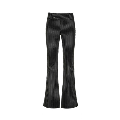 STRIPED LOW WAIST PANTS - Rae