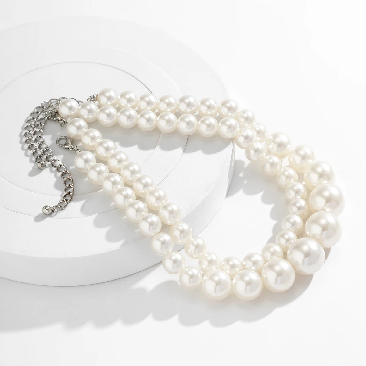 2 PcS BIG PEARL NECKLACE