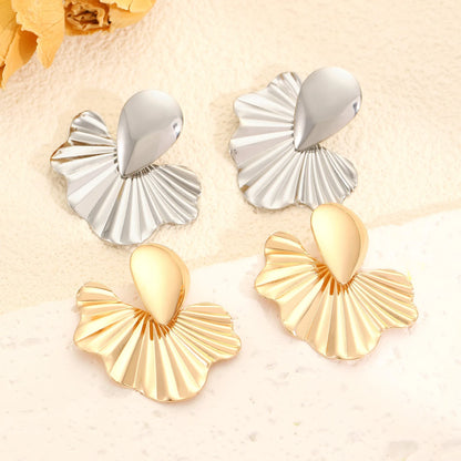 DROP FAN EARRINGS