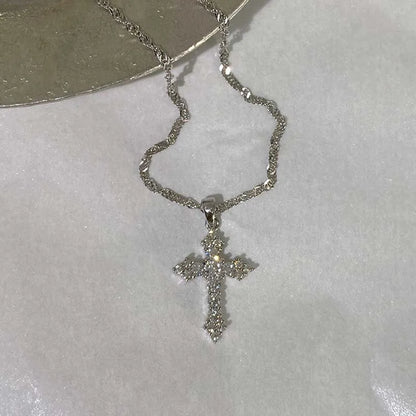 SHINY CROSS NECKLACE