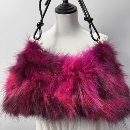 HANDBAG FOX FUR