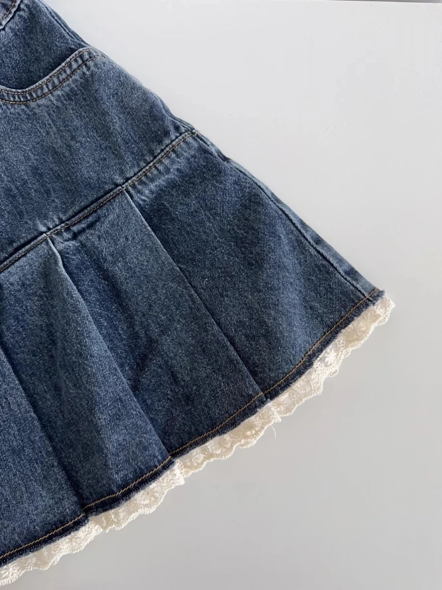 DENIM MINI SKIRT - Polly