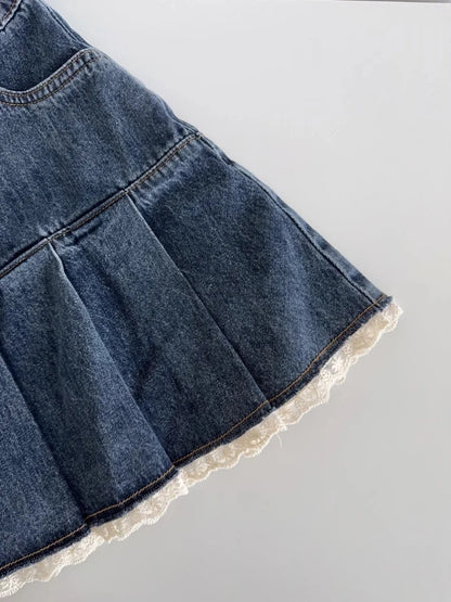 DENIM MINI SKIRT - Polly