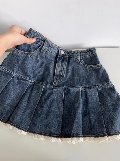 DENIM MINI SKIRT - Polly