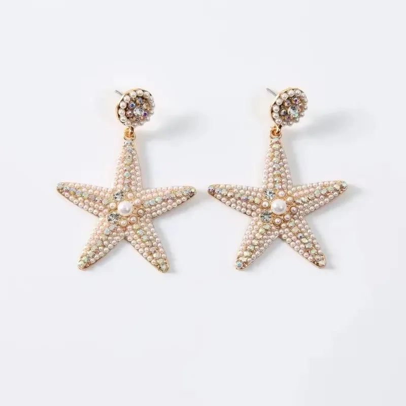 RETRO STARFISH EARRINGS