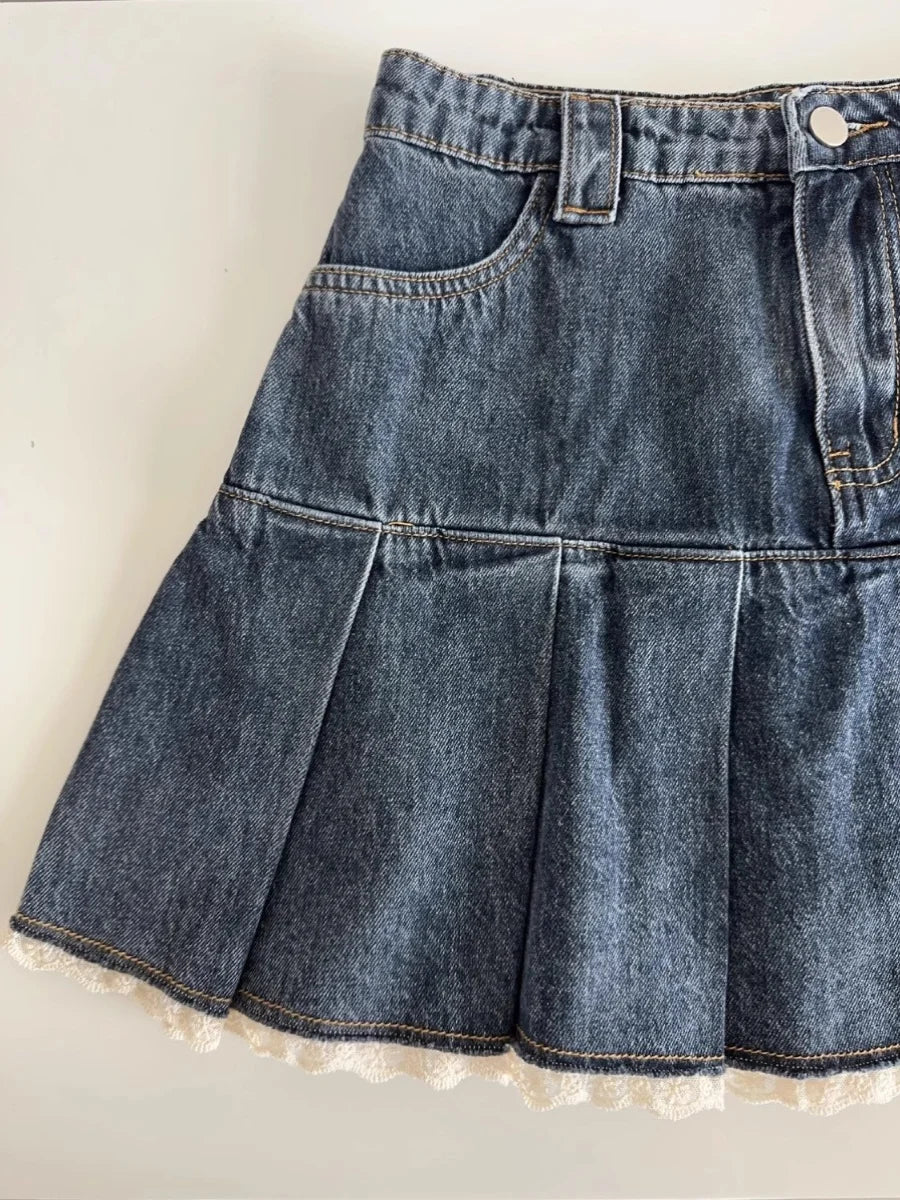 DENIM MINI SKIRT - Polly