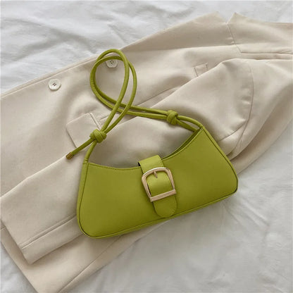 BUCKLE SHOULDER BAG