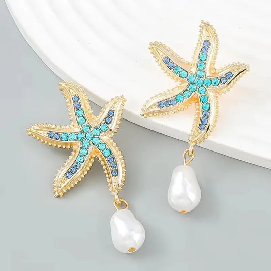 RETRO STARFISH EARRINGS