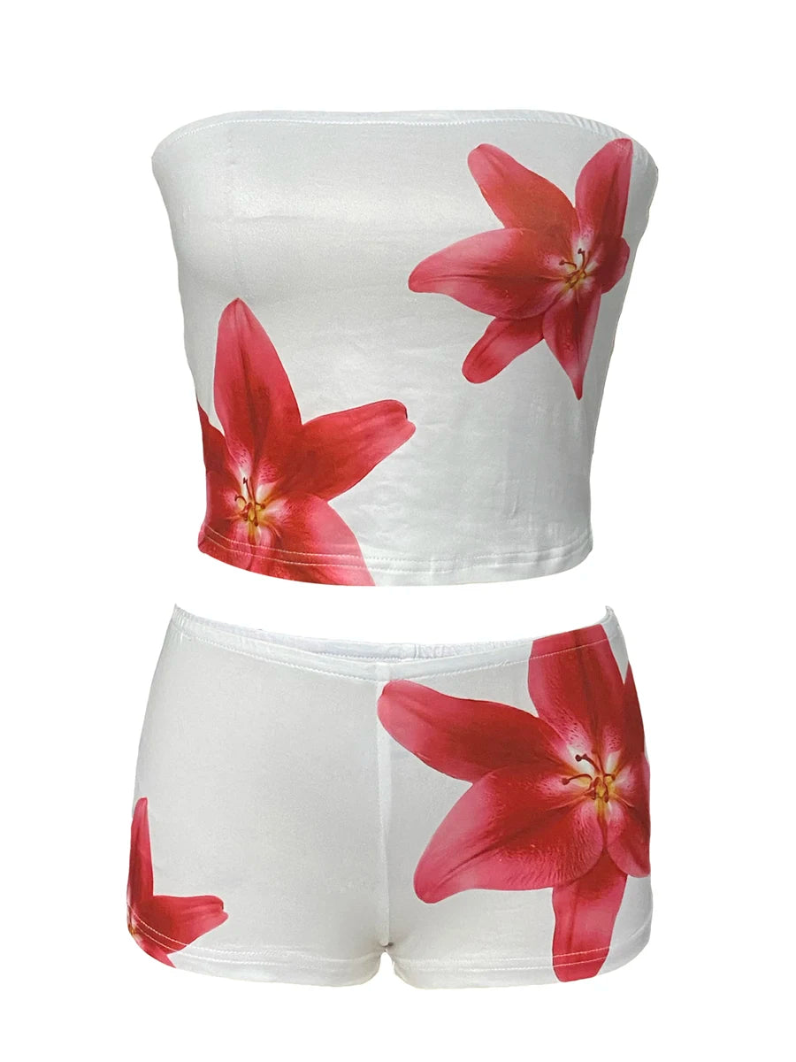 TWO PIECE SET HAWAII FLOWER - Lilo