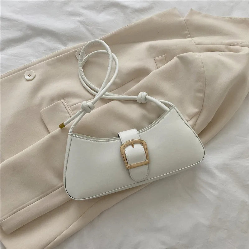 BUCKLE SHOULDER BAG