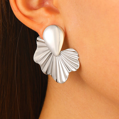 DROP FAN EARRINGS