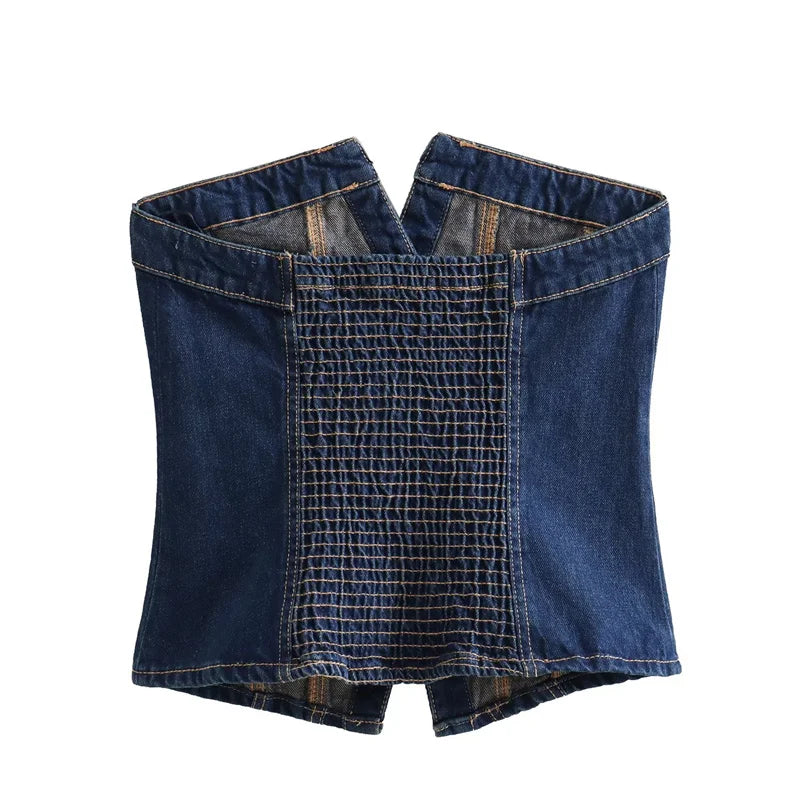 DENIM CORSET - Shelly