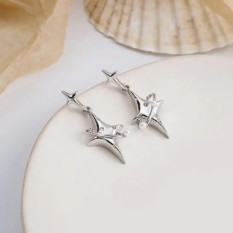 VINTAGE STAR EARRINGS