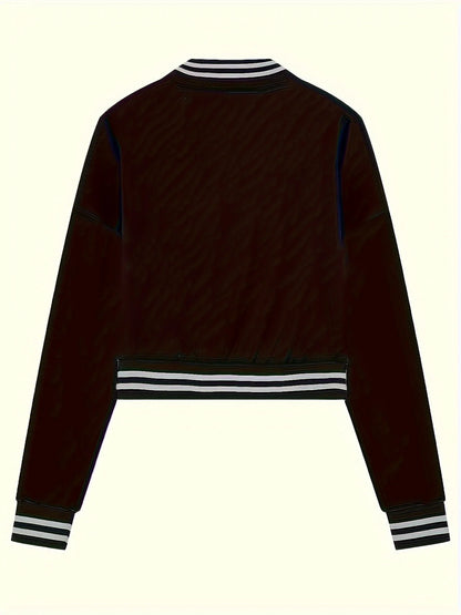 BASEBALL CROPPED JACKET - Imani