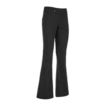 STRIPED LOW WAIST PANTS - Rae